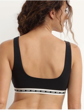 Топ из хлопка с модалом Dim ICON 0DD8 черный, Цвет: черный, Размеры: S, изображение 2