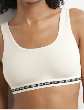 Топ из хлопка с модалом Dim ICON 0DD8 бежевый, Цвет: бежевый, Размеры: S