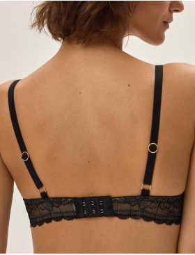 Бюстгальтер с пуш-ап вкладышами Esotiq 41730 OPRAH черный/бежевый, Цвет: черный/бежевый, Размеры: 70F, изображение 2