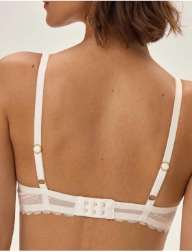 Бюстгальтер с пуш-ап вкладышами Esotiq 41730 OPRAH молочный, Цвет: молочный, Размеры: 80D, изображение 2