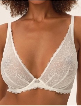 Кружевной бюстгальтер бралетт Esotiq 41731 OPRAH молочный, Цвет: молочный, Размеры: 80F