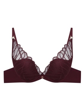 Кружевной бюстгальтер пуш-ап Esotiq 41777 OLYVIA слива, Цвет: слива, Размеры: 75D, изображение 5