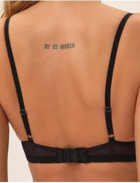 Бюстгальтер с пуш-ап вкладышами Esotiq 41802 OMBRE черный/темно-серый, Цвет: черный/темно-серый, Размеры: 80C, изображение 2