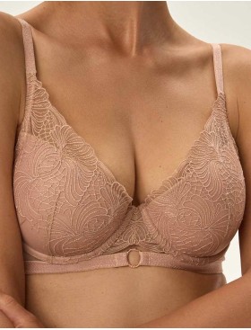 Бюстгальтер с пуш-ап вкладышами Esotiq 41802 OMBRE миндаль, Цвет: миндаль, Размеры: 70C