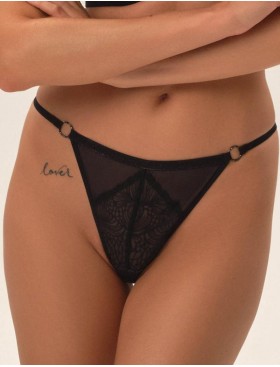 Трусики стринги Esotiq 41804 OMBRE черный/темно-серый, Цвет: черный/темно-серый, Размеры: S