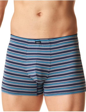 Облегающие боксеры Key MXH 305 темно-синий/голубой, Цвет: темно-синий/голубой, Размеры: M