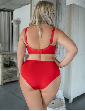 Бюстгальтер с мягкой чашкой Kris Line SWEETHEART soft full cup, Цвет: красный+оранжевый, Размеры: 90H, изображение 7