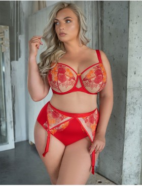 Бюстгальтер с мягкой чашкой Kris Line SWEETHEART soft full cup, Цвет: красный+оранжевый, Размеры: 90H, изображение 8