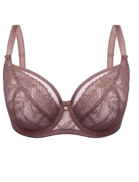 Кружевной бюстгальтер Mefemi REBECCA M мокка, Цвет: мокка, Размеры: 80F, изображение 7