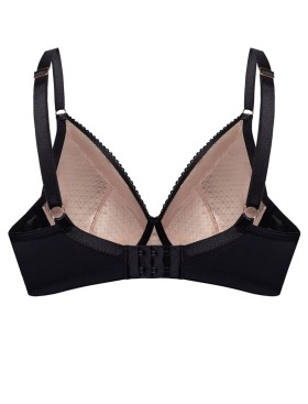 Бюстгальтер мягкий Mefemi RENEE M bralette, Цвет: чёрно-бежевый, Размеры: 80E, изображение 8