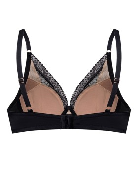 Бюстгальтер с пуш-ап вкладышами Mefemi RENEE P-UP, Цвет: чёрно-бежевый, Размеры: 80C, изображение 9