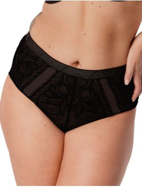 Высокие трусы слипы Mefemi ROBERTA Classic черный, Цвет: черный, Размеры: L