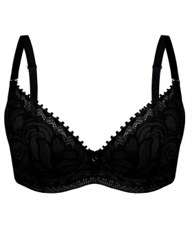 Бюстгальтер с пуш-ап вкладышами Mefemi ROBERTA P-UP черный, Цвет: черный, Размеры: 65E, изображение 8