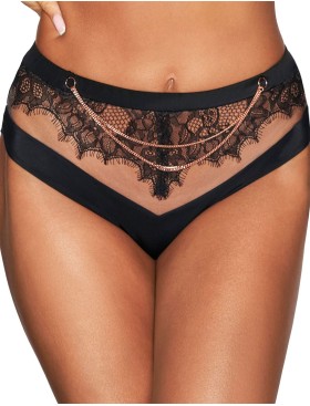 Трусики слипы Novika HARPER figi черный, Цвет: черный, Размеры: L