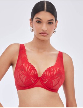 Бюстгальтер бралетт Alles ADORE M Bralette Red, Цвет: красный, Размеры: 75G, изображение 4