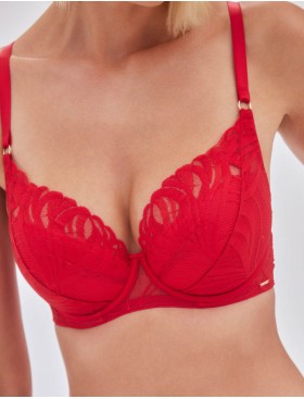 Бюстгальтер пуш-ап Alles ADORE P-UP Red, Цвет: красный, Размеры: 70F, изображение 3