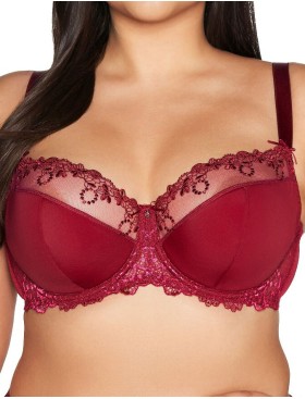 Бюстгальтер полумягкий Ava NOVATO 1030 PU Ruby, Цвет: рубин, Размеры: 75H