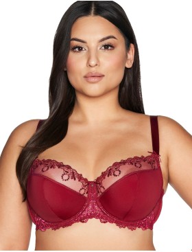 Бюстгальтер полумягкий Ava NOVATO 1030 PU Ruby, Цвет: рубин, Размеры: 75H, изображение 3