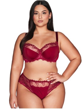 Бюстгальтер полумягкий Ava NOVATO 1030 PU Ruby, Цвет: рубин, Размеры: 75H, изображение 4