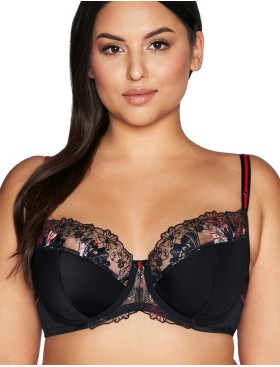 Бюстгальтер полупоролон Ava INTENSE 2121 PU Black, Цвет: черный, Размеры: 75H, изображение 3