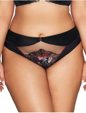 Трусы бразилиана Ava INTENSE 2121 brazilian Black, Цвет: черный, Размеры: S