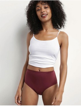 Набор хлопковых трусов Dim BODY TOUCH 0DFP (2 шт) розовый и бордовый, Цвет: розовый/бордовый, Размеры: XXS/XS, изображение 6