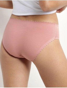 Набор хлопковых трусов Dim BODY TOUCH 0DFQ (2 шт) розовый и бордовый, Цвет: розовый/бордовый, Размеры: XXS/XS, изображение 5