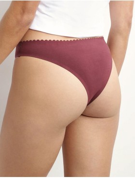 Набор хлопковых стрингов Dim BODY TOUCH 0DFR (2 шт) розовый и бордовый, Цвет: розовый/бордовый, Размеры: L/XL, изображение 5