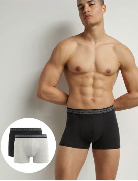 Облегающие боксеры 2 шт. Dim 0DI3 черный/серый, Цвет: черный/серый, Размеры: M