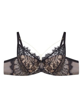 Бюстгальтер на тонком поролоне Esotiq 41763 OKSANA черный/бежевый, Цвет: черный/бежевый, Размеры: 70H, изображение 5