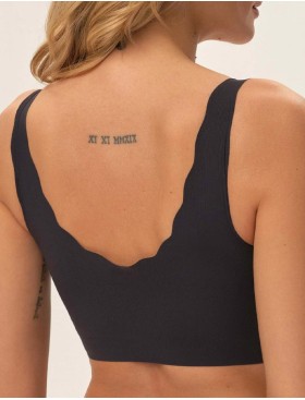 Бесшовный топ с вкладышами Esotiq 41845 SKYLA графит, Цвет: графит, Размеры: S, изображение 2