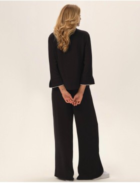 Черная пижама из модала Esotiq 42110 JAINA, Цвет: черный, Размеры: M, изображение 3