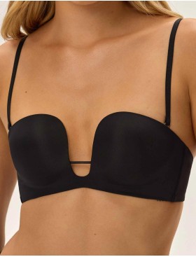 Бюстгальтер планж пуш-ап Esotiq NOVELTY 42295 черный, Цвет: черный, Размеры: 80D