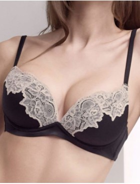 Комплект Lormar DECO Dec52606 ОЗ25 пуш-ап бразилиана nero/corda, Цвет: nero/corda (черный/беж), Размеры: 65B, изображение 3