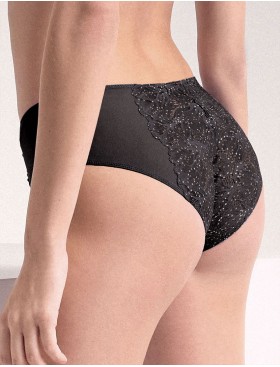 Комплект Lormar MISS Mis52635 балконет слипы ОЗ25 nero, Цвет: nero (черный), Размеры: 70D, изображение 5