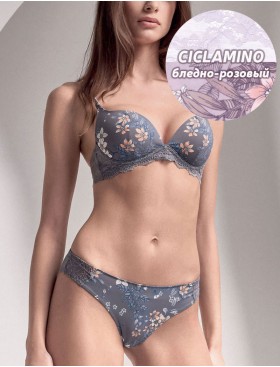 Комплект Lormar TOUJOURS Tou52603 ОЗ25 пуш-ап слипы ciclamino, Цвет: ciclamino (розовый), Размеры: 70B