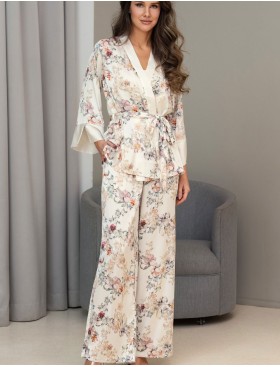 Комплект-тройка из шелка Mia-Amore EDEN 5168, Цвет: молочный, Размеры: M