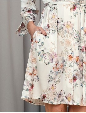 Шелковая рубашка-халат Mia-Amore EDEN 5174, Цвет: молочный, Размеры: S, изображение 5