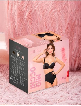 Бюстье планж с пуш-ап Mioocchi STELLA 8305 nero, Цвет: nero (черный), Размеры: 70B, изображение 5