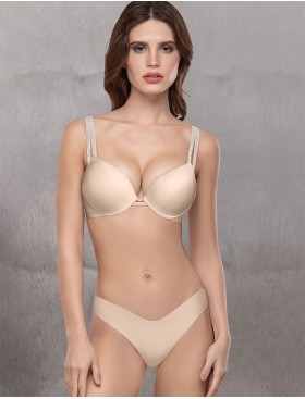 Бюстгальтер пуш-ап гель Mioocchi STELLA 8301 cipria, Цвет: cipria (пудровый), Размеры: 85C, изображение 2