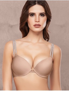 Бюстгальтер пуш-ап гель Mioocchi STELLA 8301 praline, Цвет: praline (пралине), Размеры: 85C, изображение 3