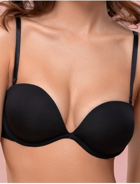 Бюстгальтер пуш-ап-трансформер Mioocchi STELLA 8303 nero, Цвет: nero (черный), Размеры: 75C