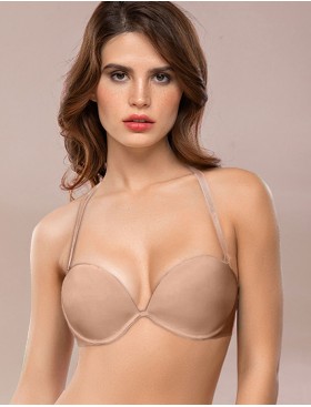 Бюстгальтер пуш-ап-трансформер Mioocchi STELLA 8303 praline, Цвет: praline (пралине), Размеры: 70D, изображение 3