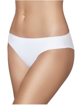 Бесшовные трусы слипы Selene 3128 BIKINI 501 белый, Цвет: белый, Размеры: S