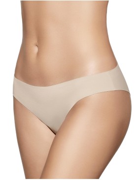 Бесшовные трусы слипы Selene 3128 BIKINI 501 серо-бежевый, Цвет: серо-бежевый, Размеры: S