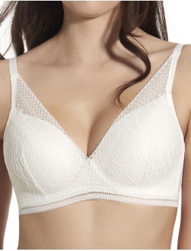 Бюстгальтер бралетт без каркасов Selene REGINA слоновая кость, Цвет: слоновая кость, Размеры: 70B