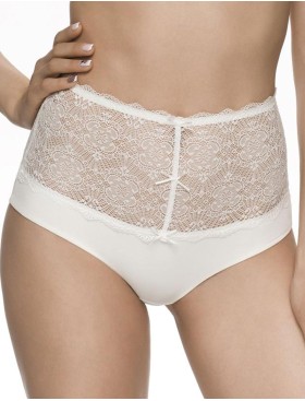 Высокие трусы слипы Sermija 174-18-AK молочный, Цвет: молочный, Размеры: M