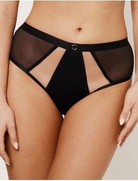 Трусы высокие Subtille BUTTERFLY BLACK high-waist, Цвет: черный, Размеры: M