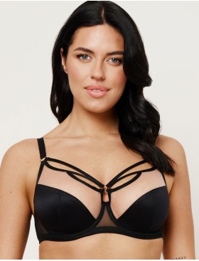 Бюстгальтер с мягкой чашкой Subtille BUTTERFLY BLACK soft, Цвет: черный, Размеры: 100H, изображение 3