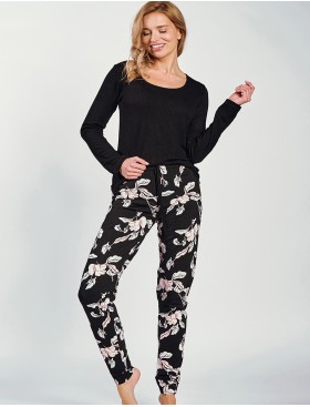 Женская пижама из вискозы Taro CHARLOTTE 3232-01, Цвет: черный, Размеры: L, изображение 2